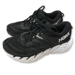 Hoka One One Gaviota 4 Black White Athletic Running Shoes Women's Size 9